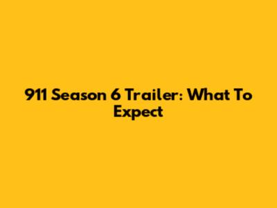 911 Season 6 Trailer: What To Expect
