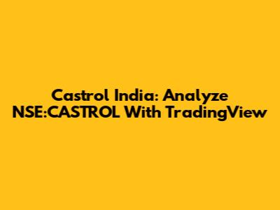 Castrol India: Analyze NSE:CASTROL With TradingView