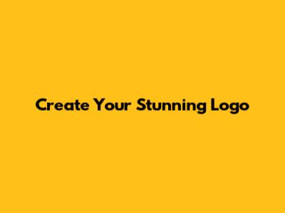 Create Your Stunning Logo