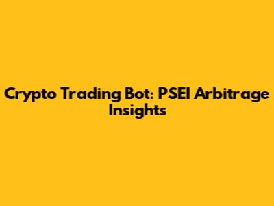 Crypto Trading Bot: PSEI Arbitrage Insights