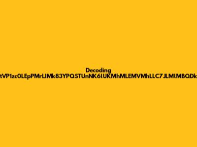 Decoding ZpgssspeJzj4tVP1zc0LEpPMrLIMk83YPQSTUnNK6lUKMhMLEMVMhLLC7JLMlMBQDkBwy8destyna