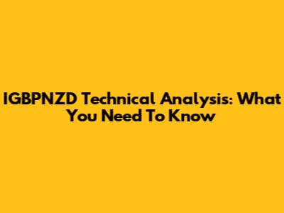 IGBPNZD Technical Analysis: What You Need To Know