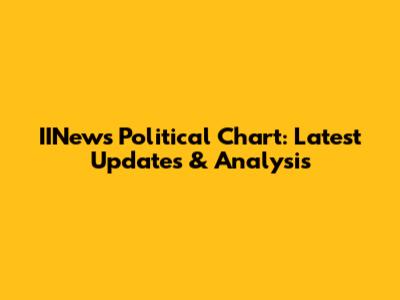 IINews Political Chart: Latest Updates & Analysis