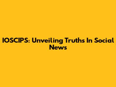 IOSCIPS: Unveiling Truths In Social News