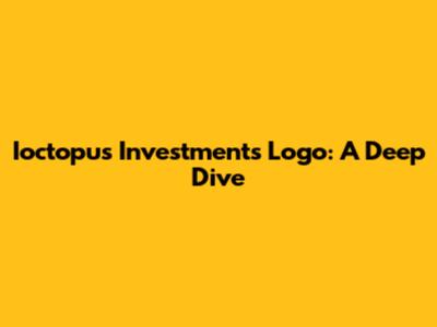 Ioctopus Investments Logo: A Deep Dive