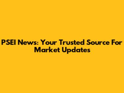 PSEI News: Your Trusted Source For Market Updates