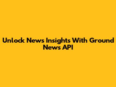 Unlock News Insights With Ground News API