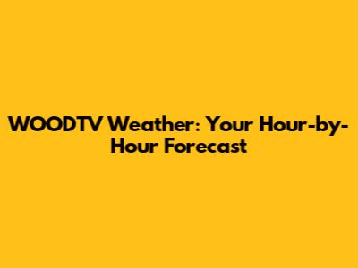 WOODTV Weather: Your Hour-by-Hour Forecast